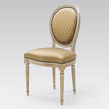 Chaise médaillon Louis XVI Paris