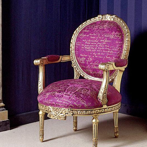 FAUTEUIL BAROQUE DE LUXE