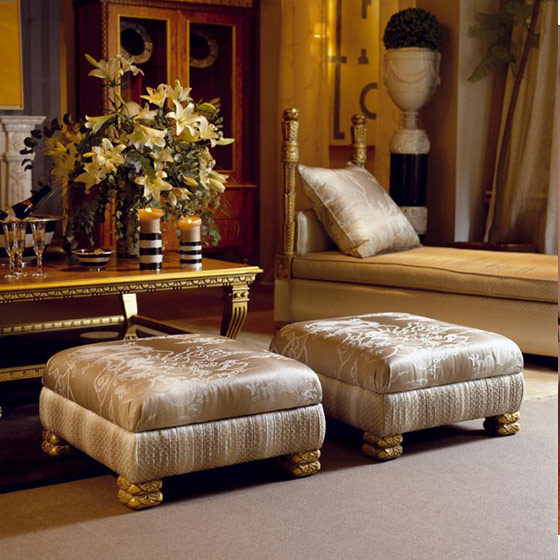 POUF BAROQUE