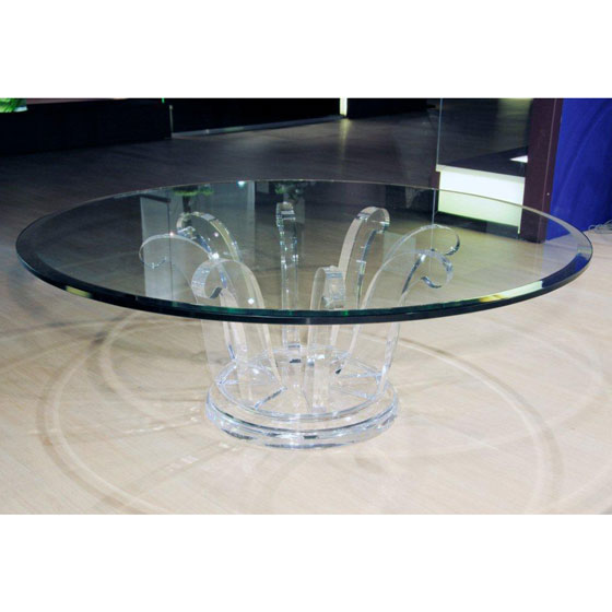 TABLE BASSE EN VERRE 