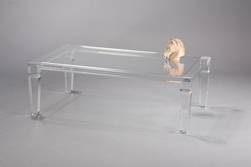 Table Basse transparente de luxe Paris 