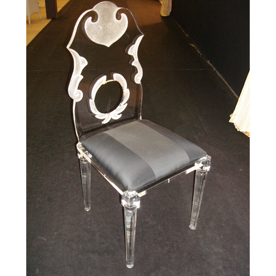 CHAISE TRANSPARENT DE LUXE