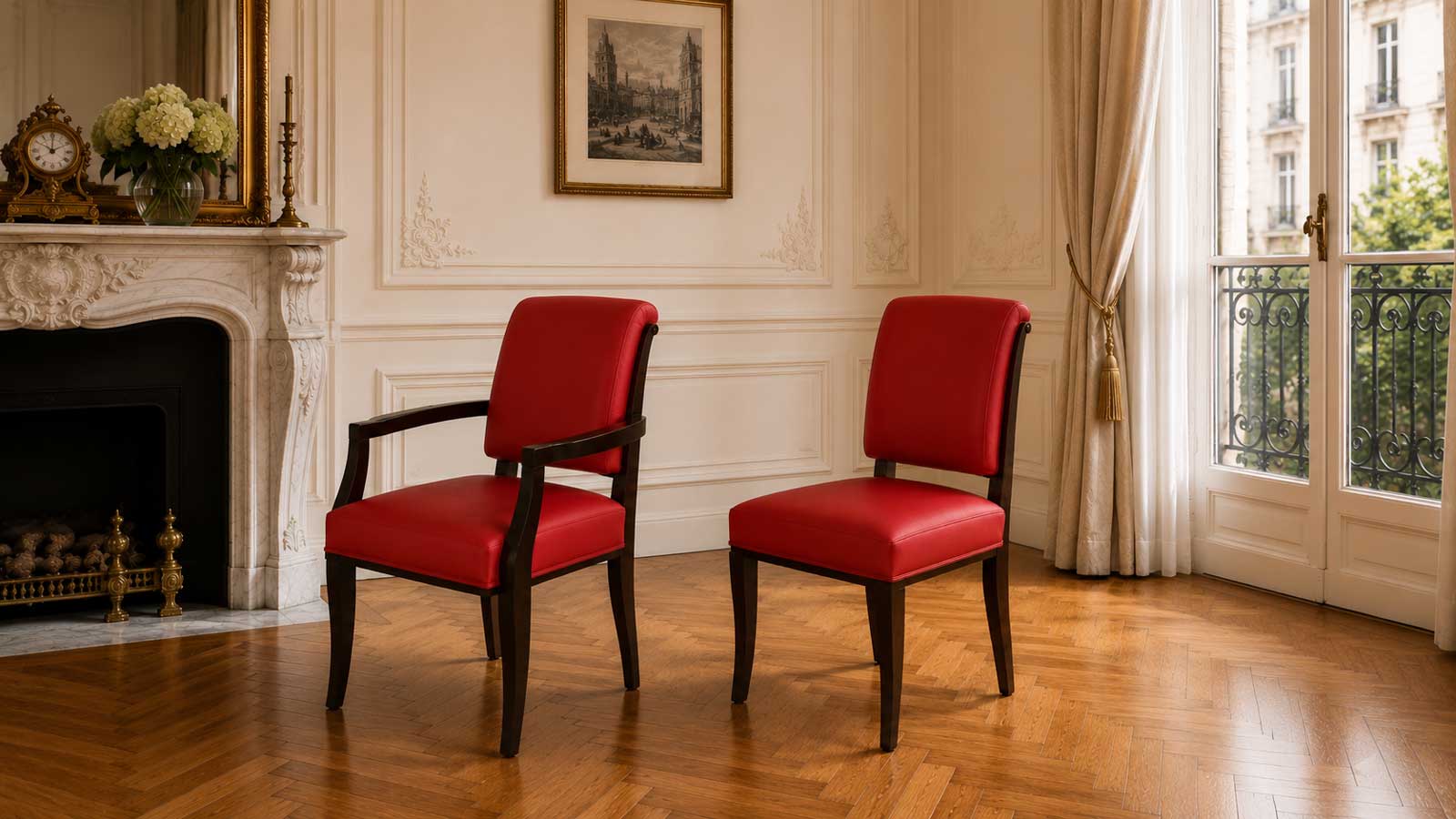 Chaises et Bridges Art Déco Hifigeny