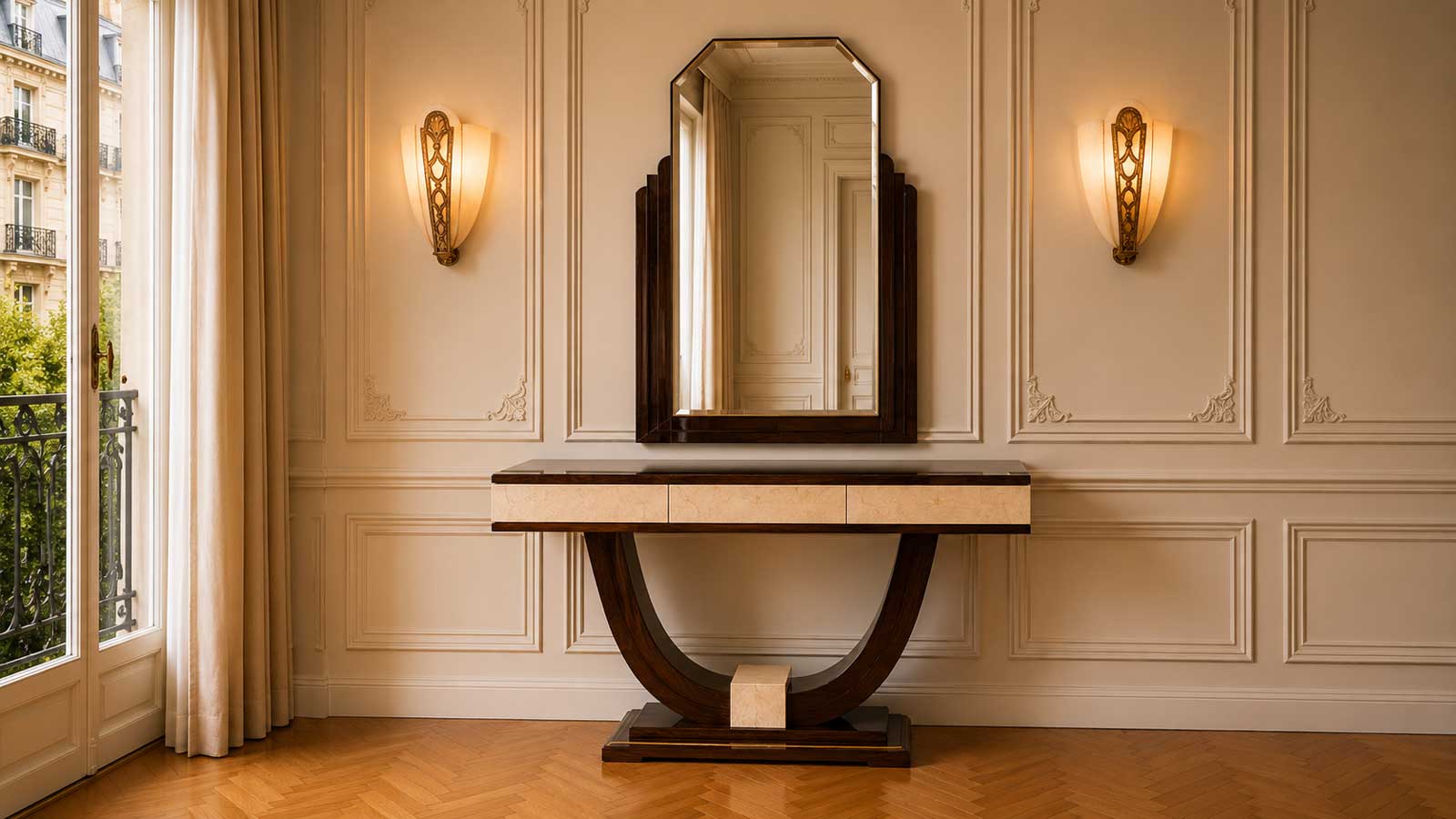 Consoles et Miroirs Art Déco Hifigeny