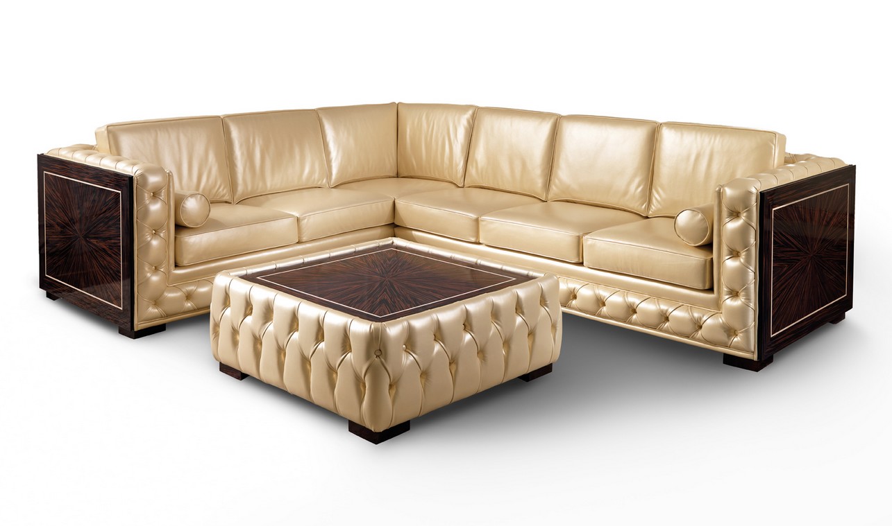 Luxury art deco sofa
