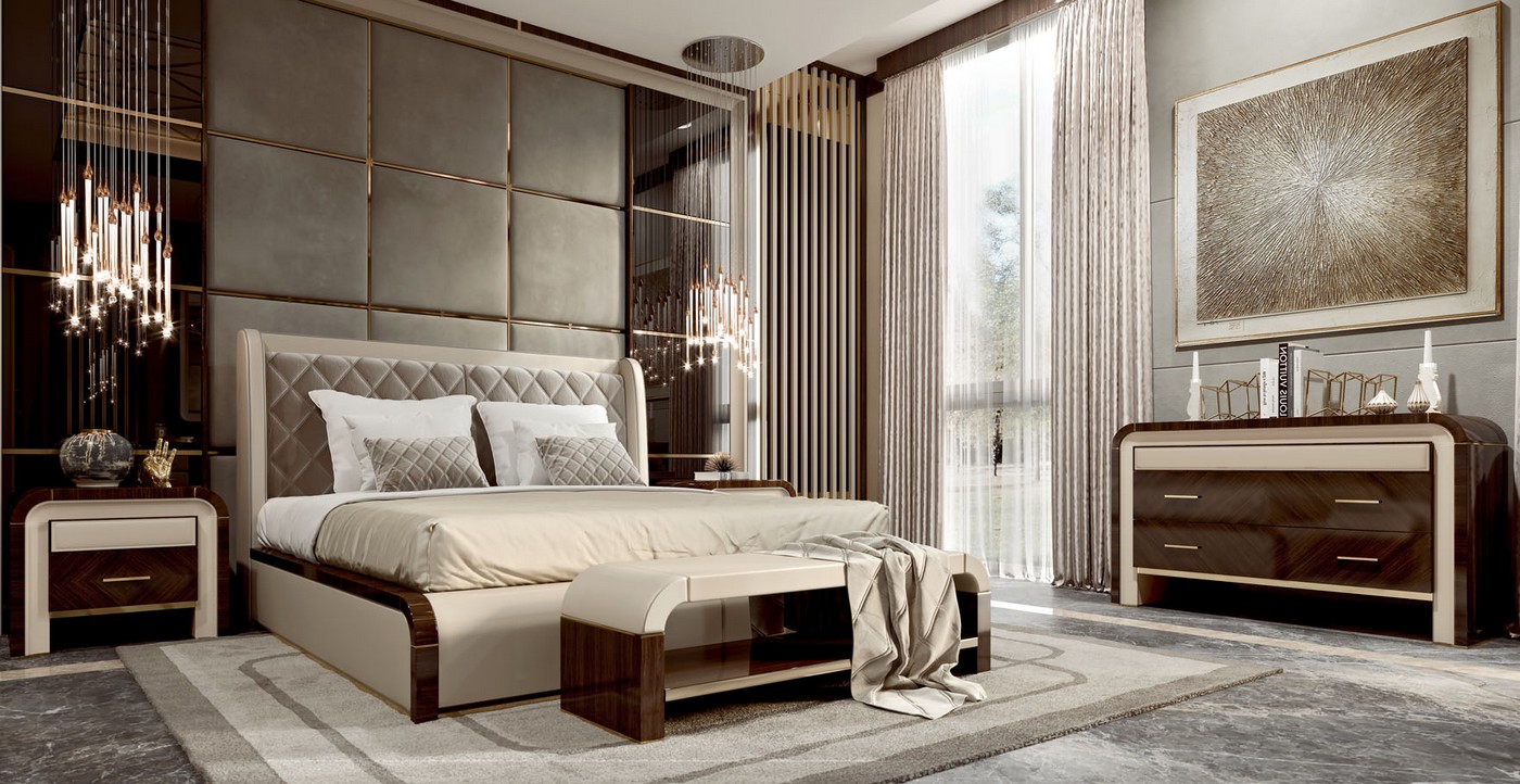 Luxury artdeco bed Paris