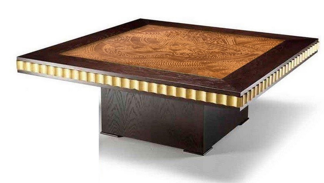 Table basse cuir 