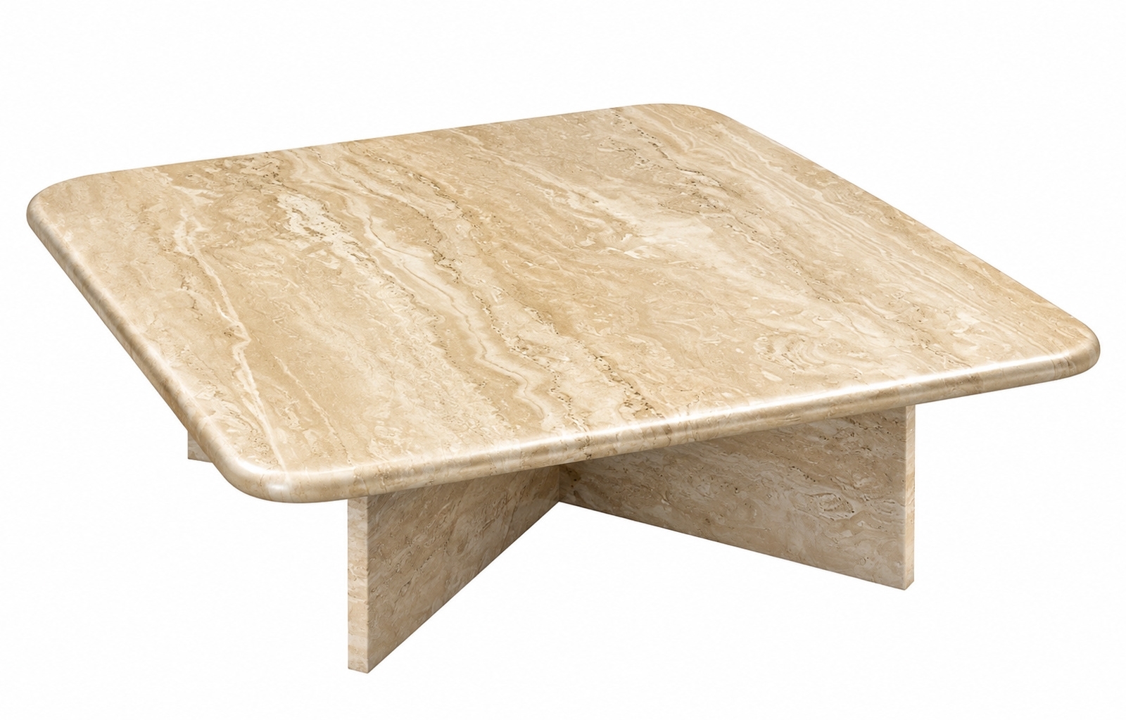 Hifigeny Art Déco Table basse travertin