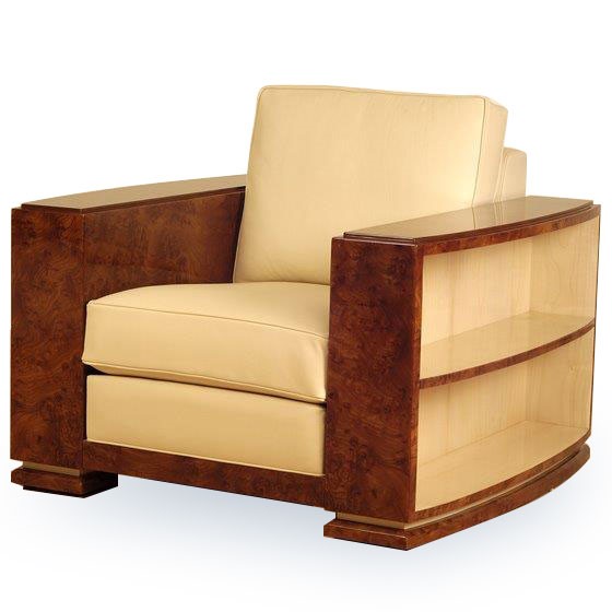 Modèle Art Deco armchair 