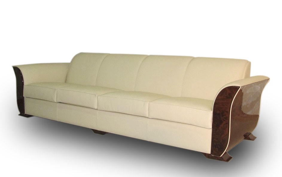  Art  Deco Sofas Art  Deco Style St Germain Curved Sofa In 