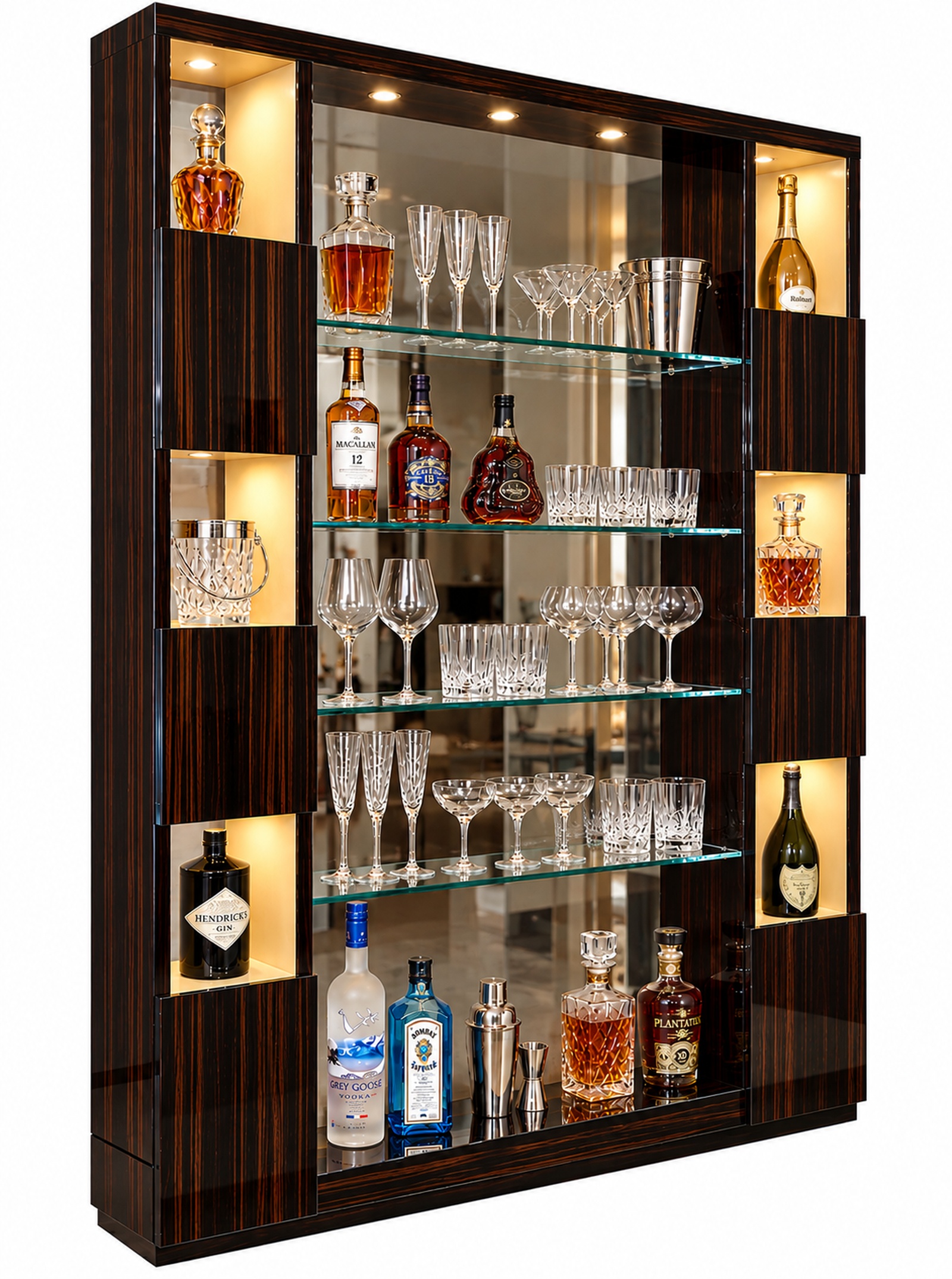 Hifigeny Art Déco Fond de bar art déco de luxe