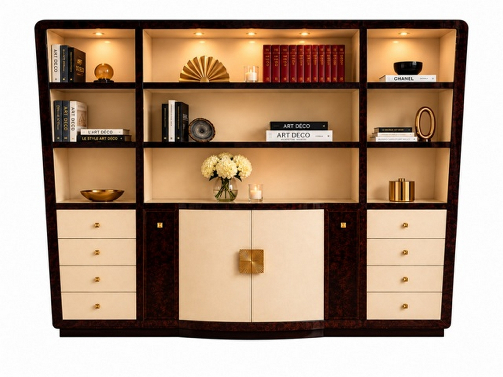 Hifigeny Art Déco Bibliothèque art déco de luxe