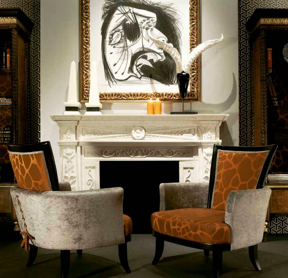 Luxury baroque armchair