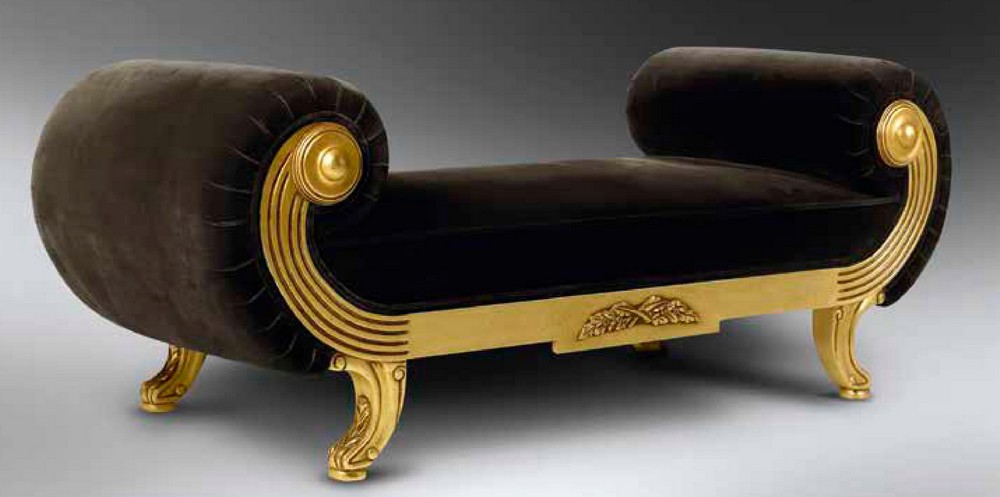 Luxury baroque bench 
