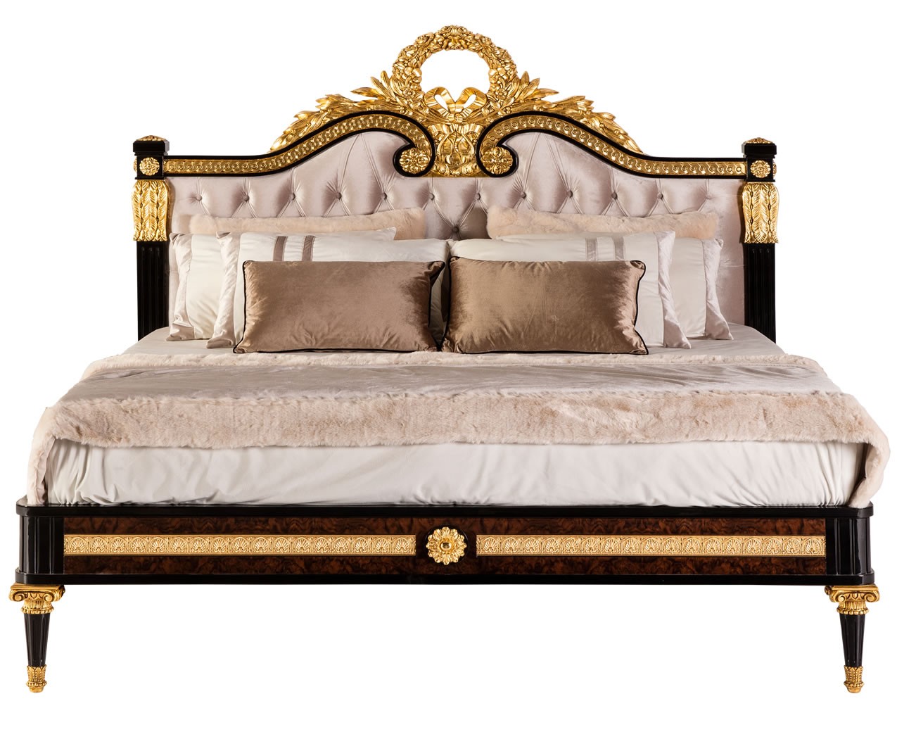 Baroque luxury bed