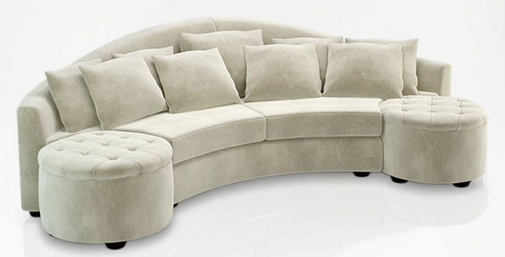 Product Velvet upholstered sofa