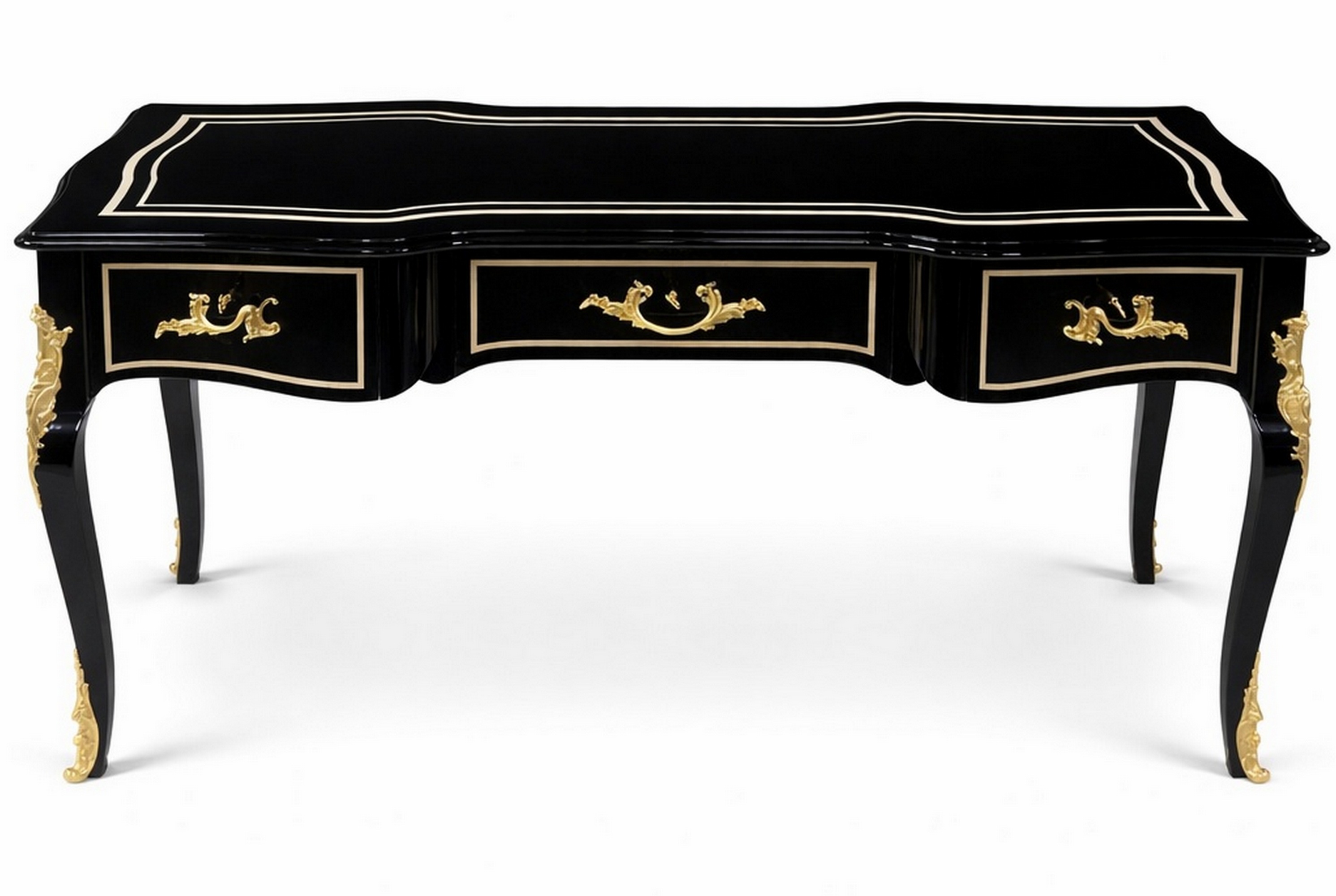 Bureau de luxe style baroque 