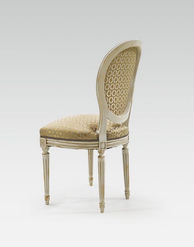 Chaise médaillon Louis XVI