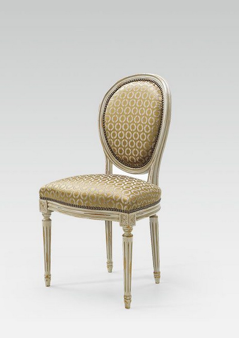 Chaise médaillon Louis XVI