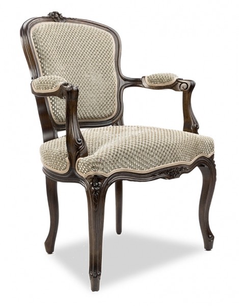 Fauteuil Louis XV fleurette