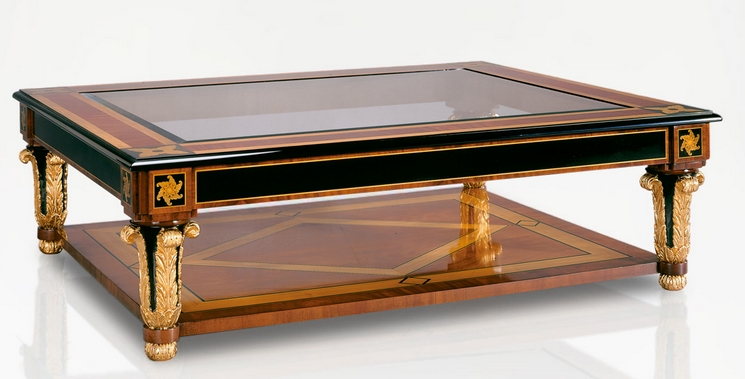 Modèle Table basse baroque de luxe