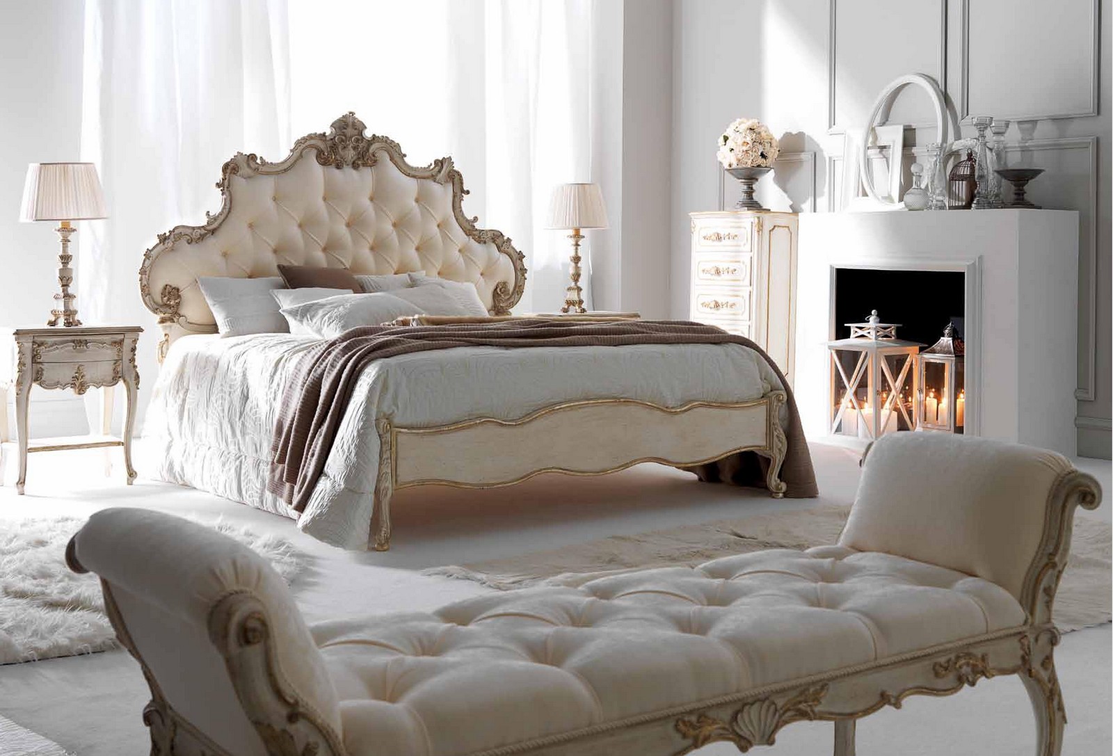 Chambre à coucher baroque Paris