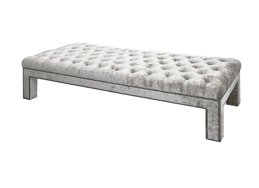 Product Upholstered baroque bench