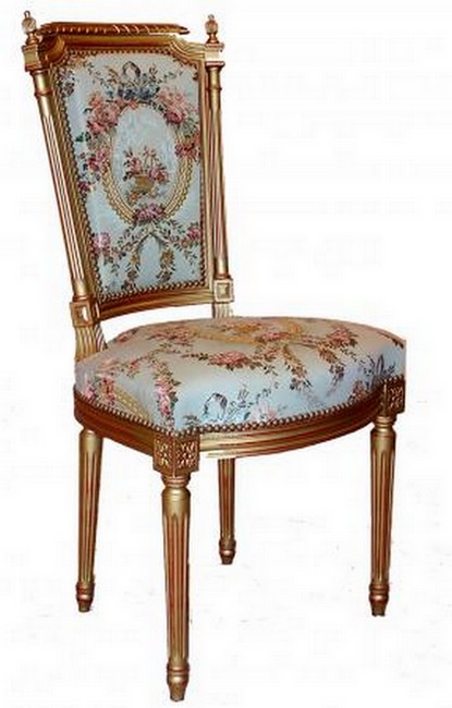 Chaise Louis XVI colonnettes paris