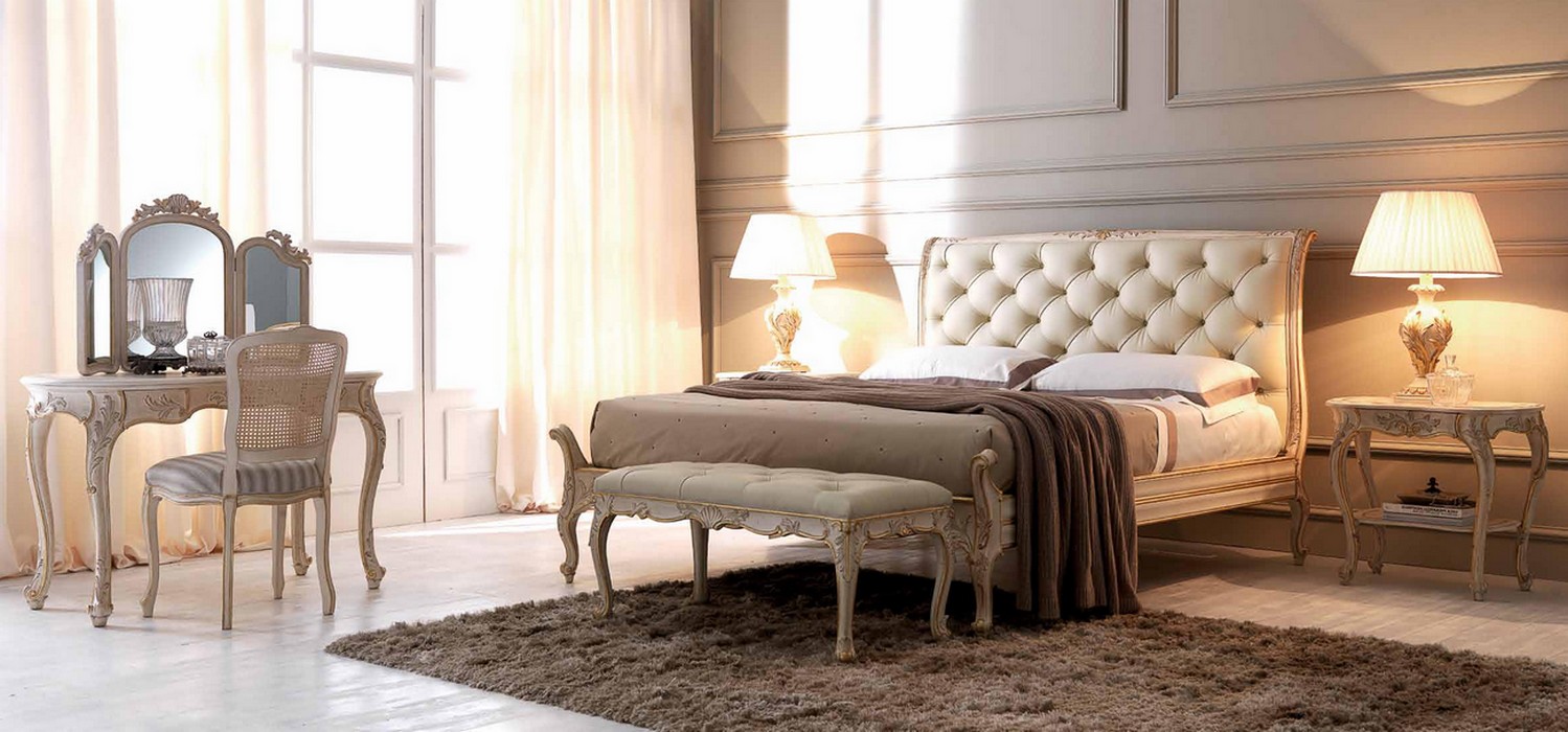 Baroque luxury bed