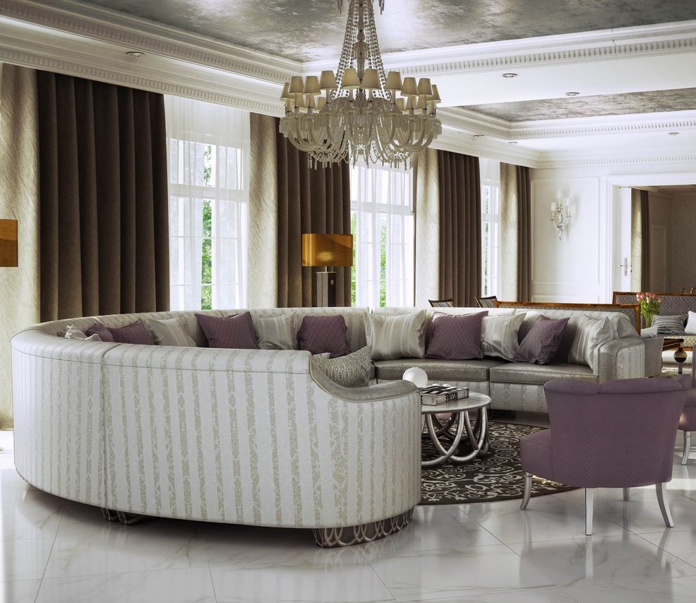Baroque luxury sofas