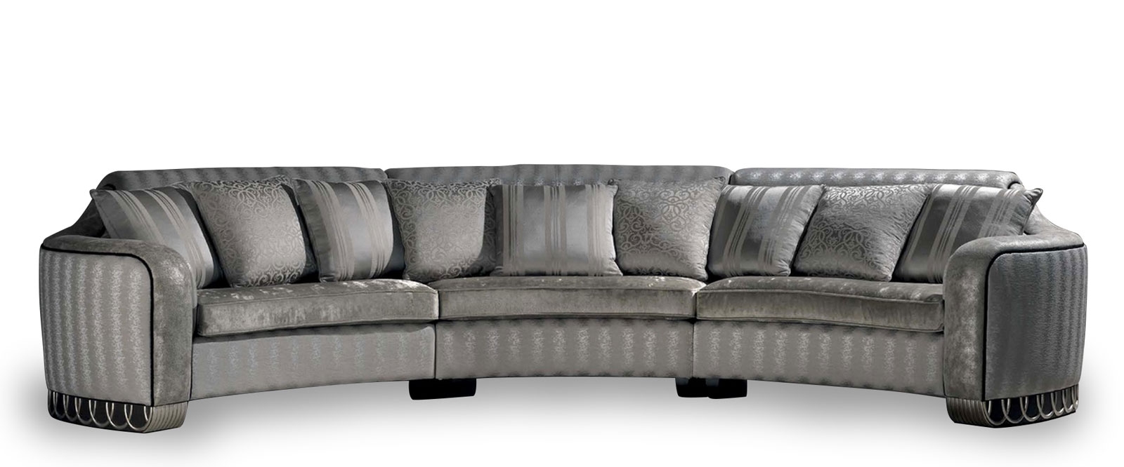 Half-moon baroque sofa 