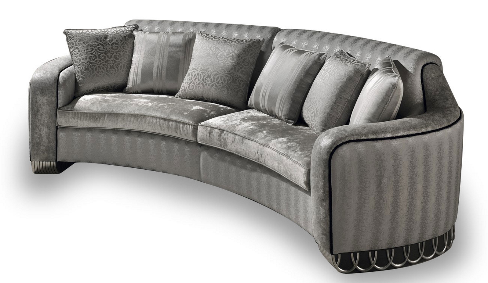 Baroque curved sofa 