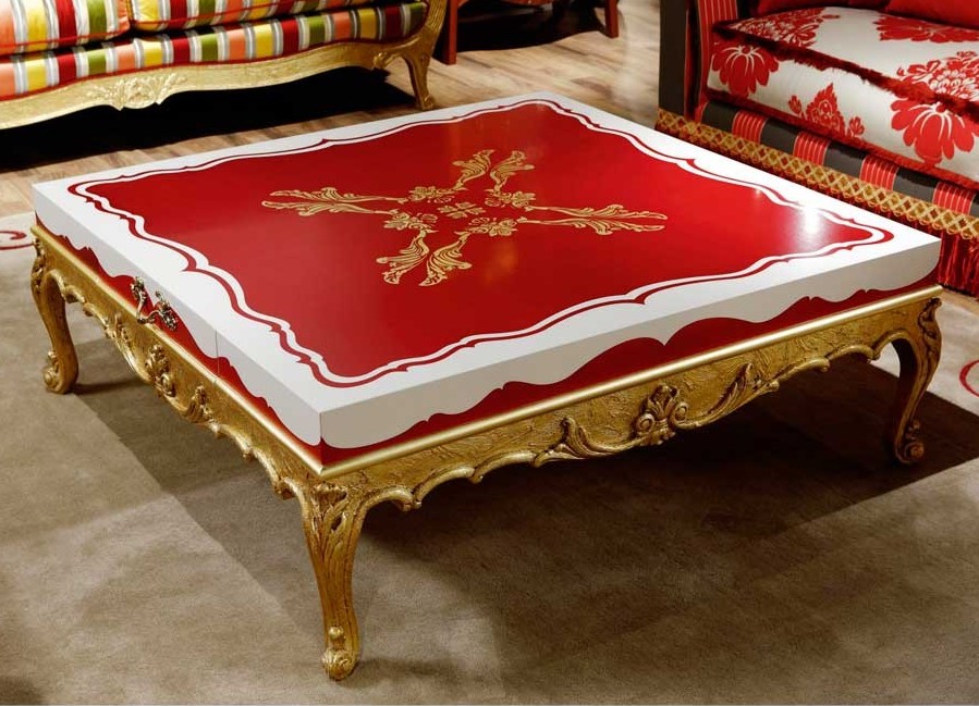 Table basse baroque de luxe Paris