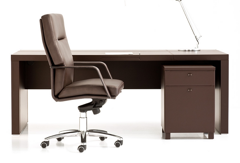 Bureau de luxe en cuir
