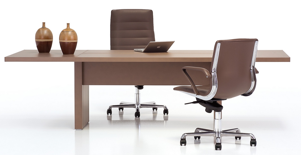 Bureau de luxe en cuir