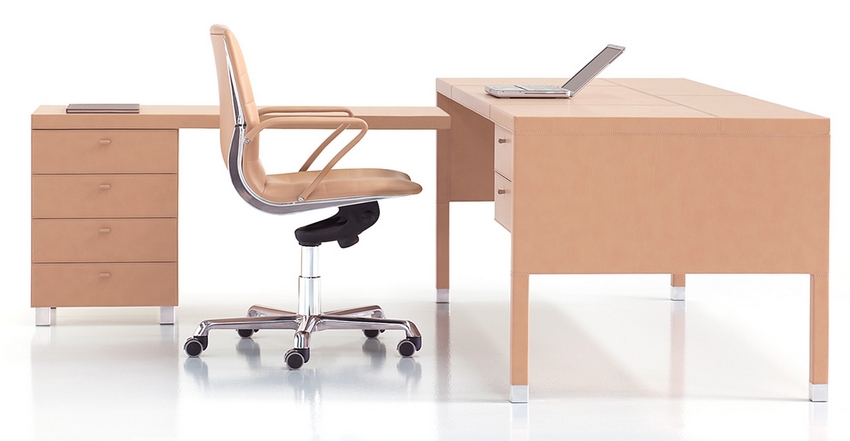 Bureau de luxe en cuir