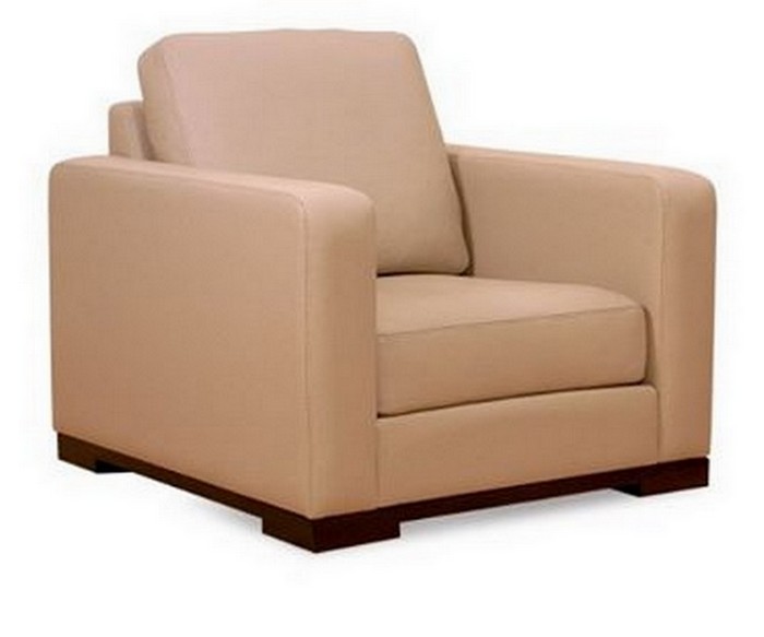 Fauteuil cuir contemporain