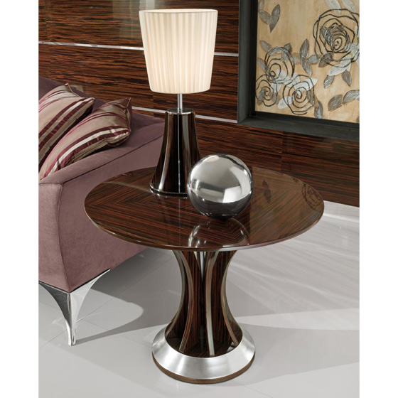 Product Ebony Pedestal Table