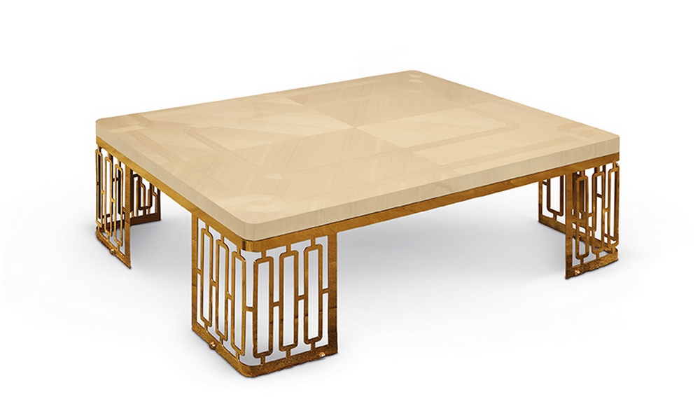 Modèle Table basse bois et métal 