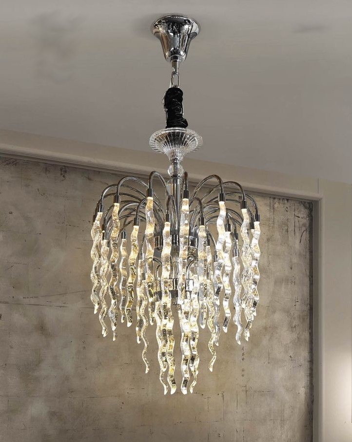 Lustre Transparent de luxe Paris