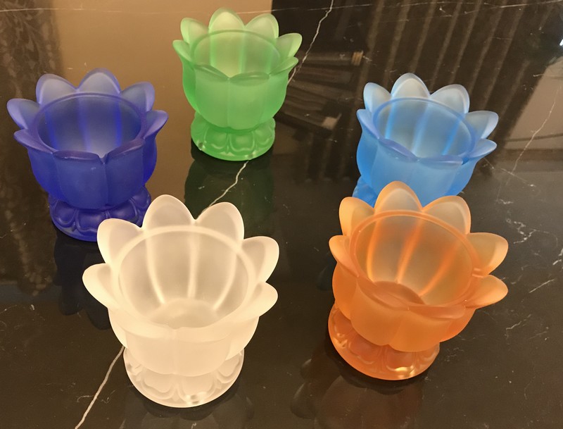 Product Sandblasted crystal cups