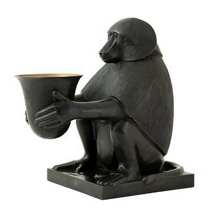 Statue-lamp art deco monkey