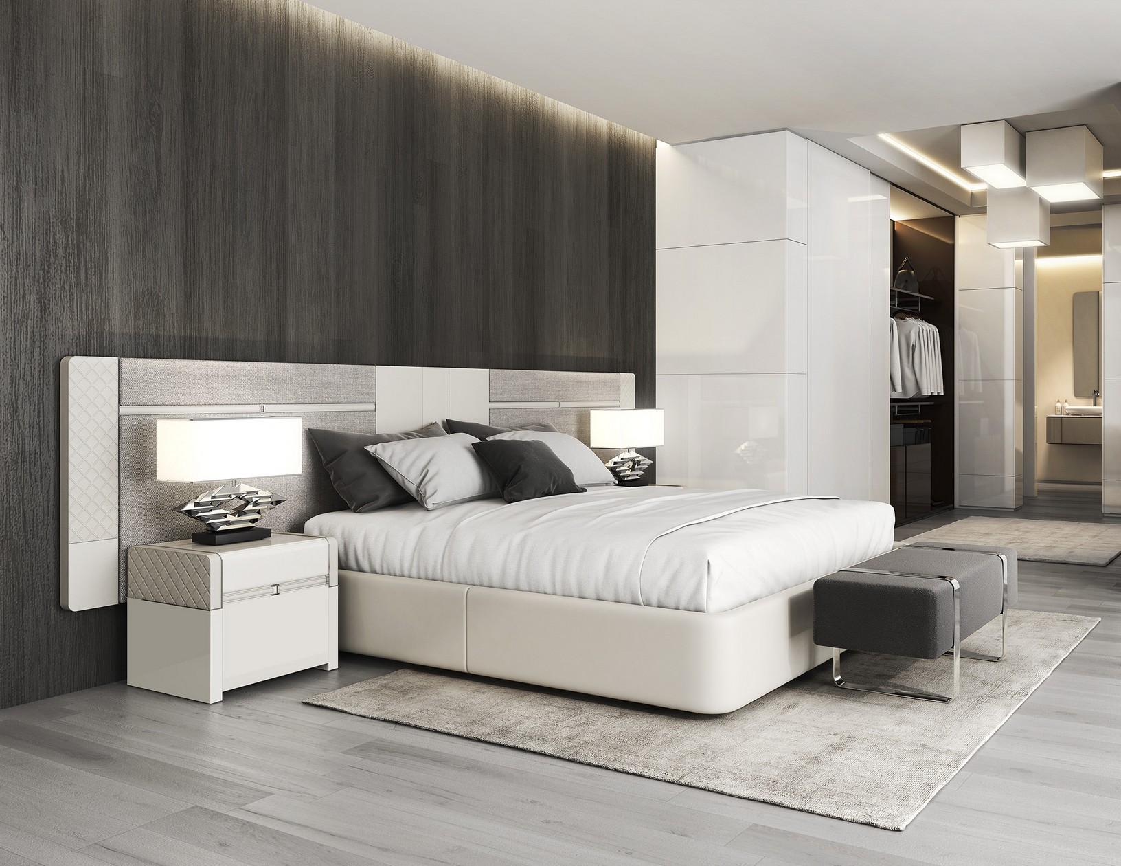 Modèle Contemporary bedroom project