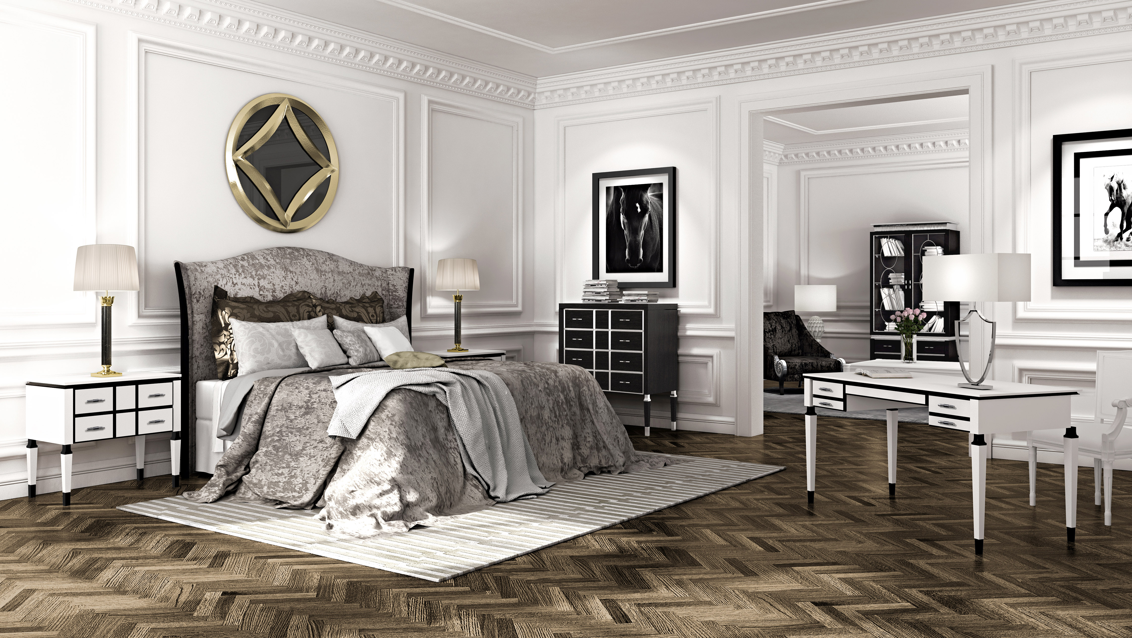 Projet chambre de Luxe Dubai 3D