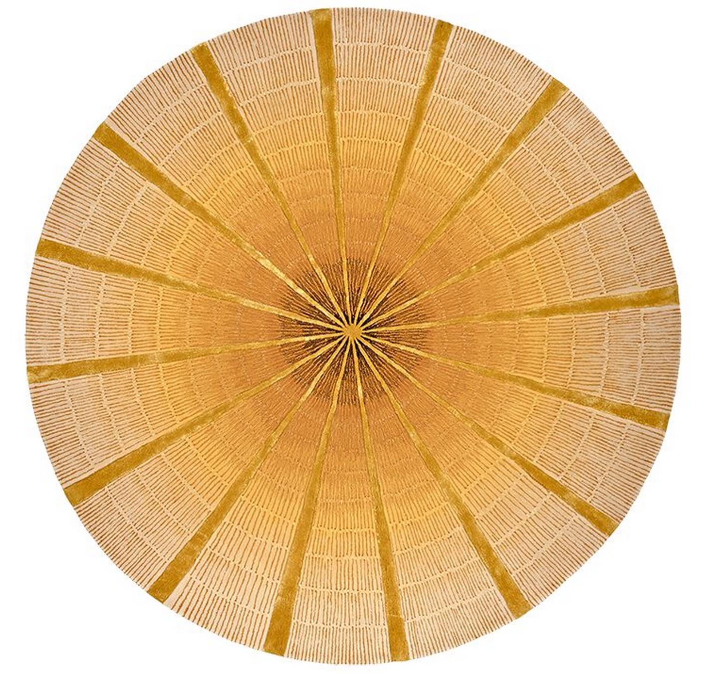 Tapis rond contemporain 