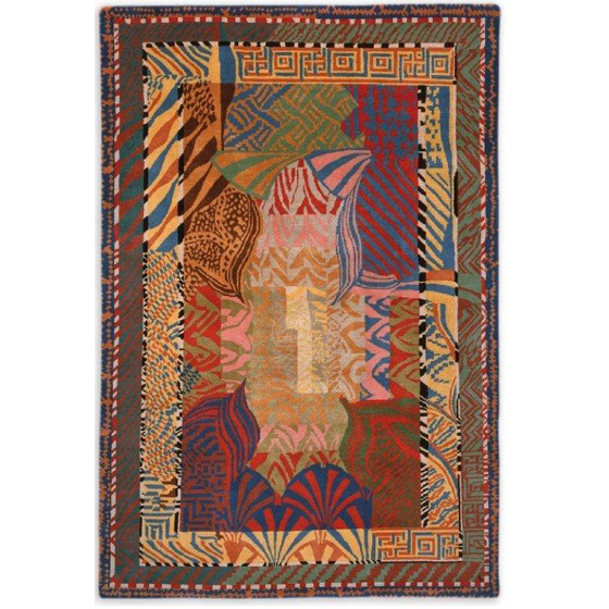 Moderne Tapis Rouge Maison de campagne K-soie art deco rug carpet versac farashe 