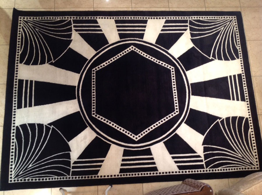 Special sizes art deco rugs