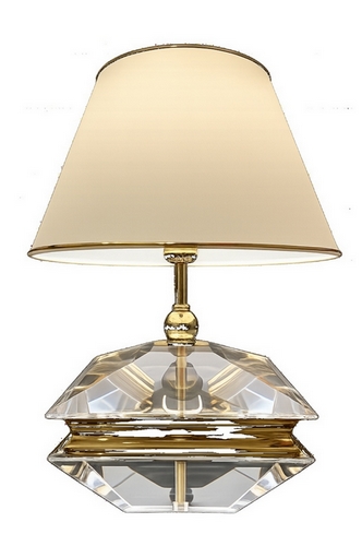 Lampe de table transparente 
