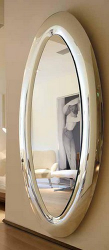 Miroir ovale contemporain Paris