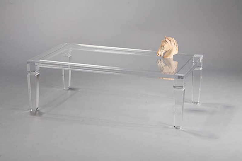 Table Basse de luxe transparente Paris 